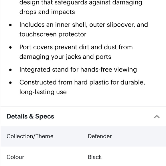 OTTERBOX DEFENDER RUGGED CASE -GALAXY TAB A 10.5 - Picture 6 of 6